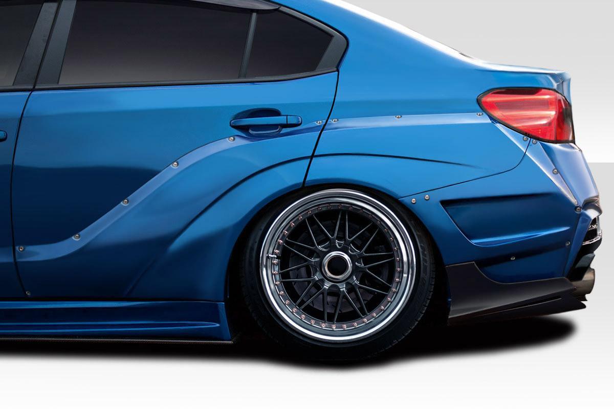 2015-2021 Subaru WRX STI VRS Wide Body Rear Fender Flares, Fiberglass - view 1