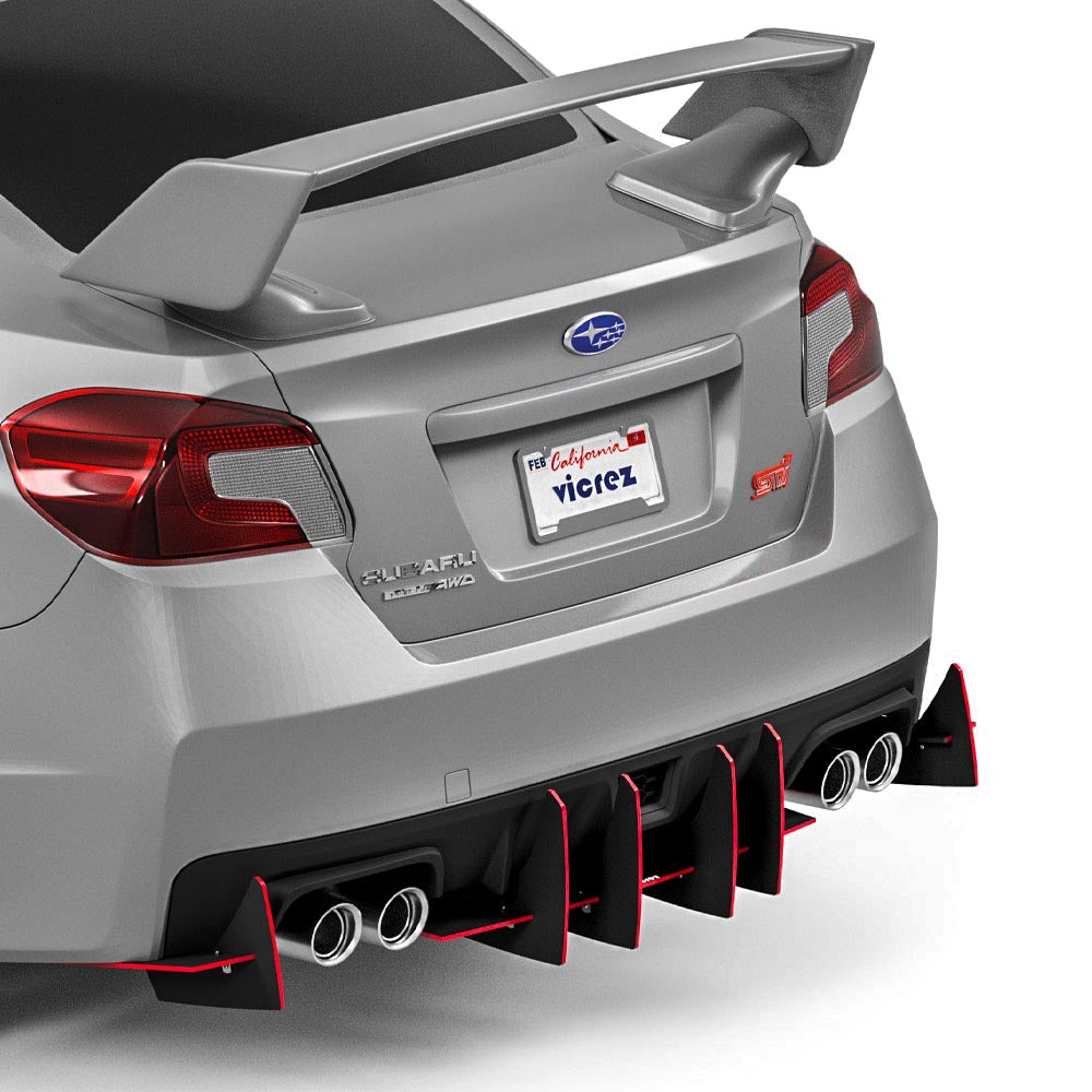 2015-2021 Subaru WRX / STI Genali VR2 Rear Diffuser - view 4