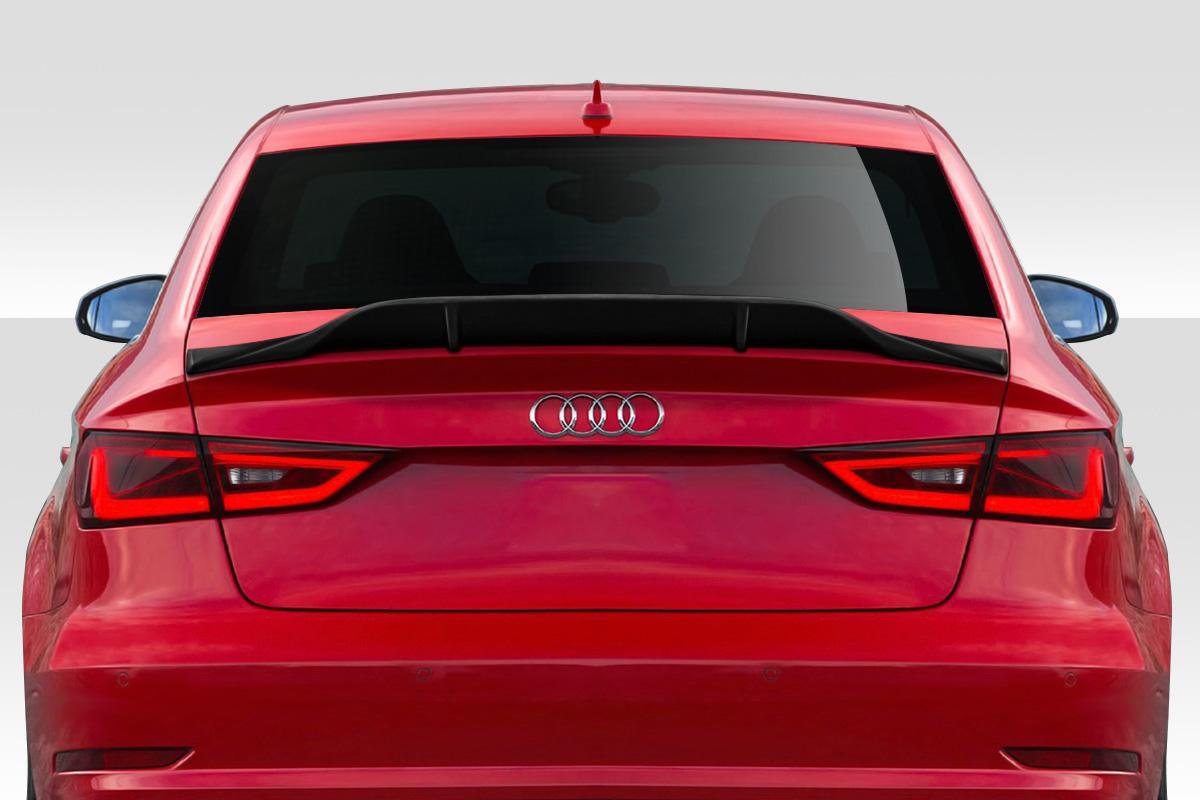 2015-2022 Audi A3 S3 RS3 R1 Rear Wing Spoiler, Fiberglass - view 1
