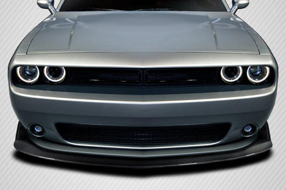 2015-2023 Dodge Challenger Street Xtreme Look Front Lip, Carbon Fiber - view 1