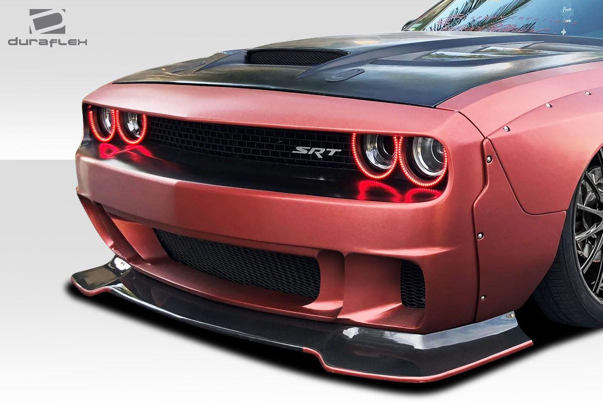 2015-2023 Dodge Challenger Circuit Front Bumper, Fiberglass - view 2