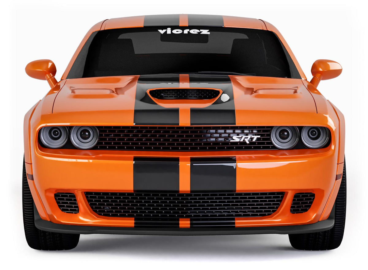 2015-2023 Dodge Challenger Hellcat Style Front Lip Chin - view 2
