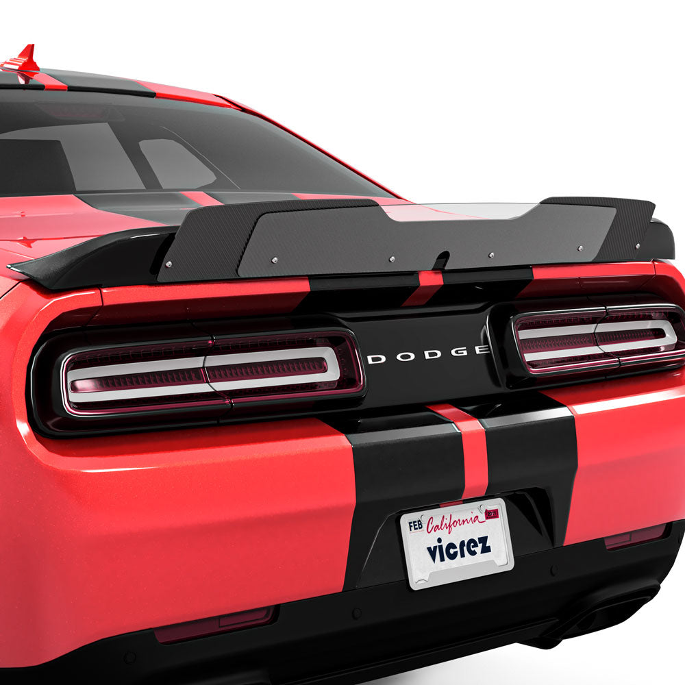 2015-2023 Dodge Challenger V1R Wicker Bill Add-On - view 5