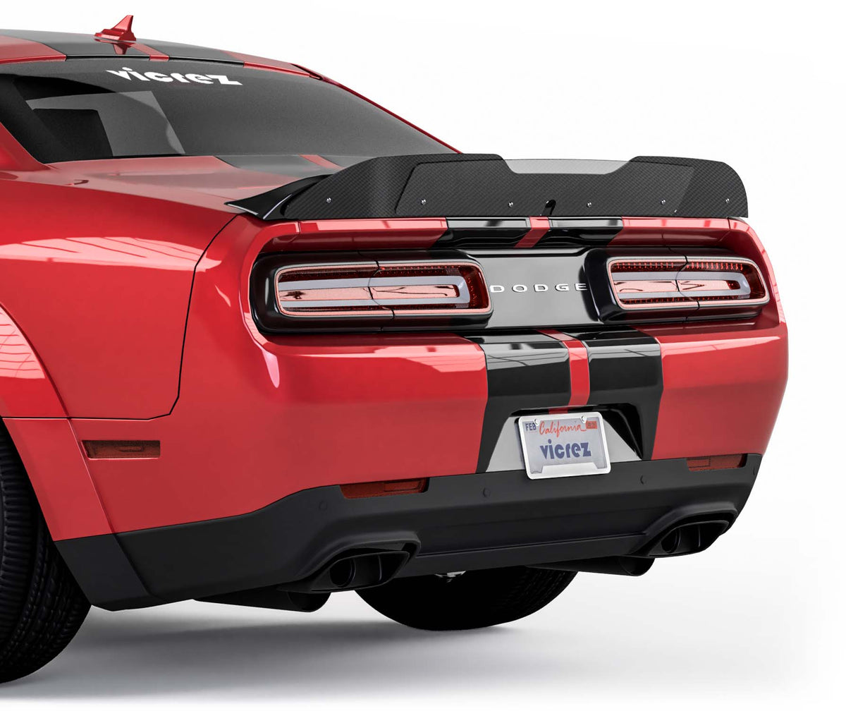 2015-2023 Dodge Challenger V3R Wicker Bill Add-On - view 12