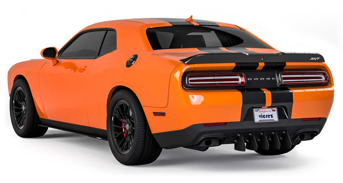 2015-2023 Dodge Challenger Veneno Style Rear Diffuser Add-On - view 3