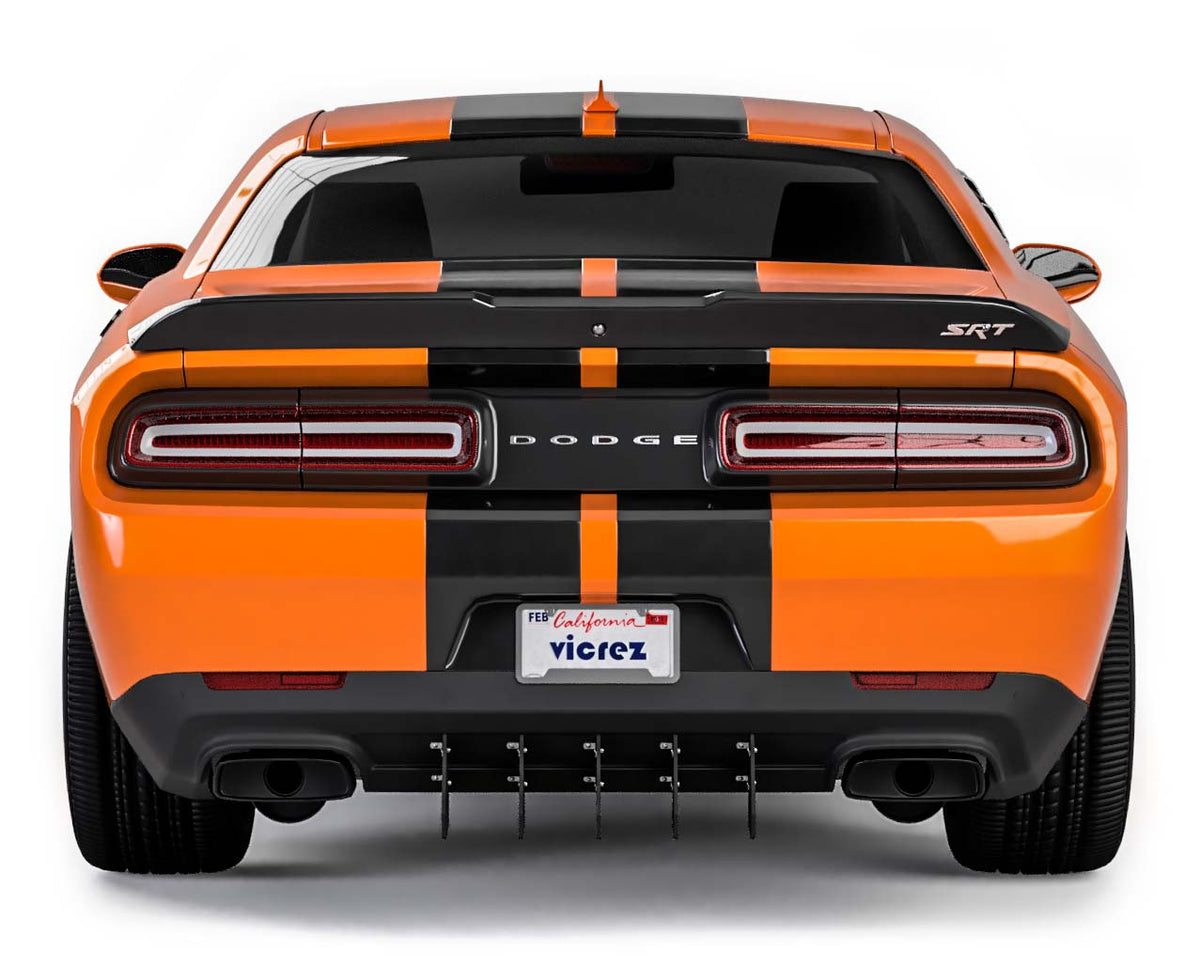 2015-2023 Dodge Challenger Veneno Style Rear Diffuser Add-On - view 4