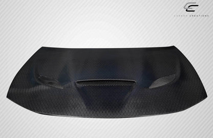 2015-2023 Dodge Charger Geo6ix Dritech Hellcat Look Hood, Carbon Fiber - view 2