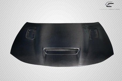 2015-2023 Dodge Charger Hellcat Redeye Look Hood, Carbon Fiber - view 2