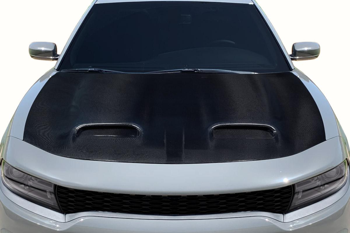 2015-2023 Dodge Charger Redeye V2 Hood, Carbon Fiber - view 1
