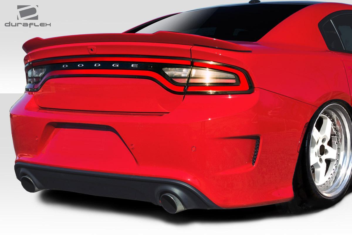 2015-2023 Dodge Charger Hellcat Look Rear Bumper, Fiberglass - view 2