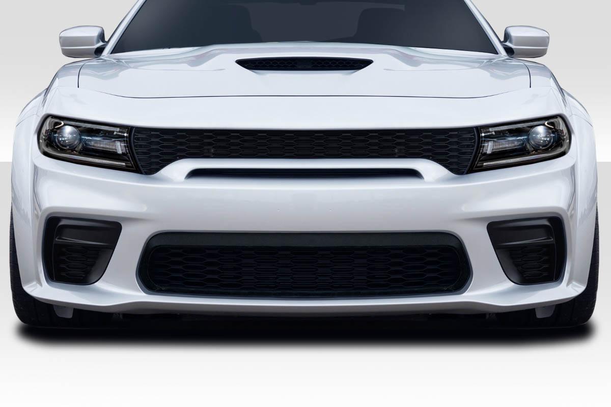 2015-2023 Dodge Charger Hellcat Widebody Look Front Bumper, Fiberglass - view 1