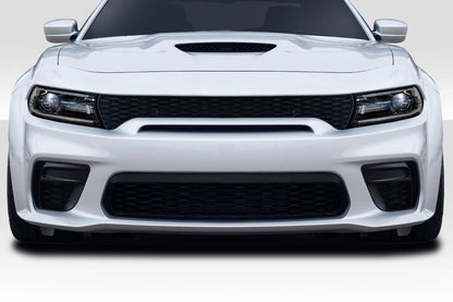 2015-2023 Dodge Charger Hellcat Widebody Look Front Bumper, Fiberglass - view 1