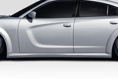 2015-2023 Dodge Charger Hellcat Widebody Look Side Skirts, Fiberglass - view 1