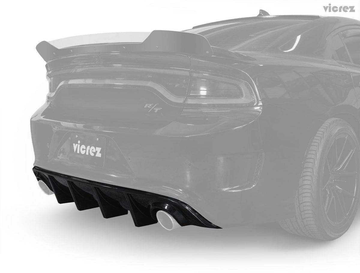 2015-2023 Dodge Charger R/T, 392 & Hellcat V3R Rear Diffuser - view 2