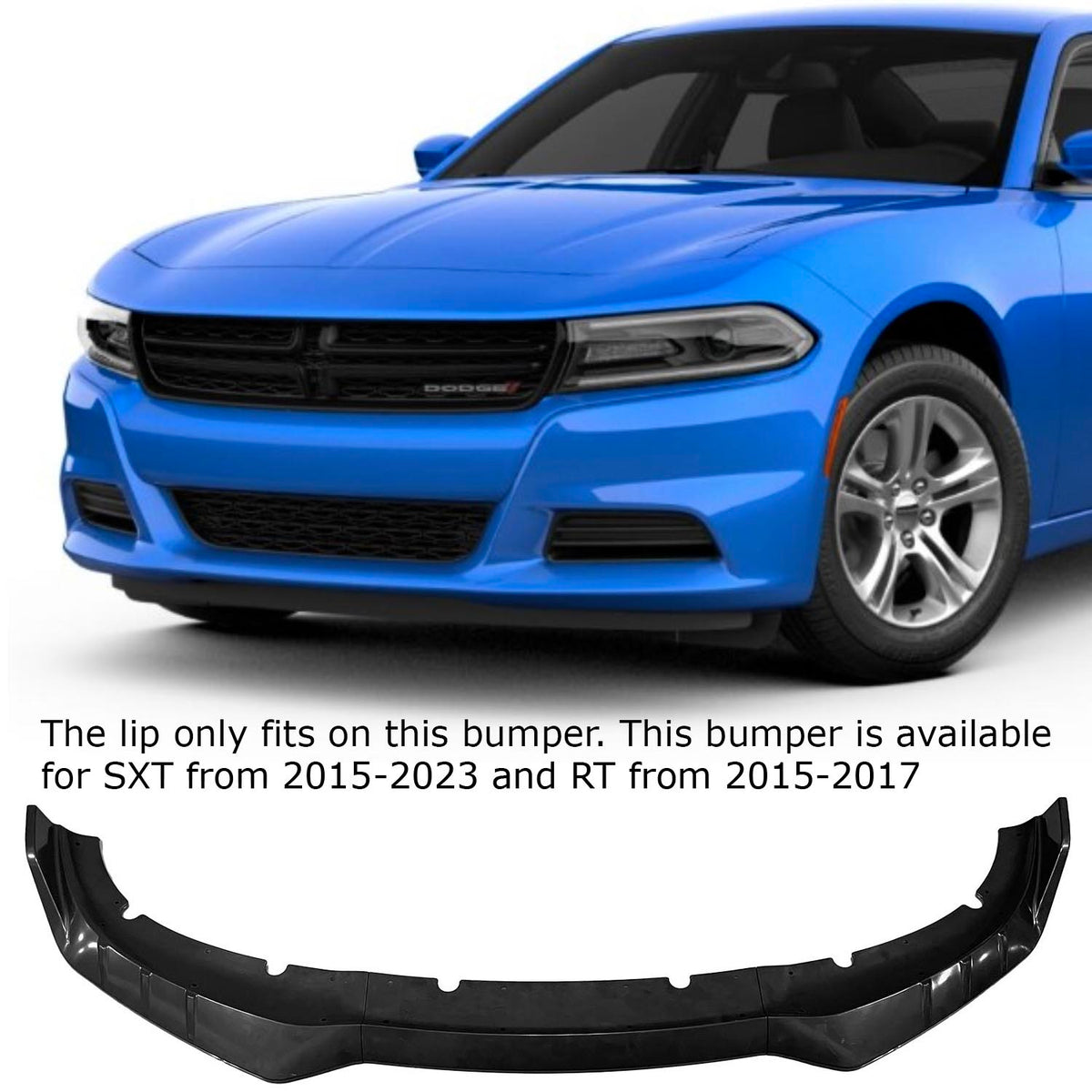 2015-2023 Dodge Charger R/T & SXT RD Style Front Lip