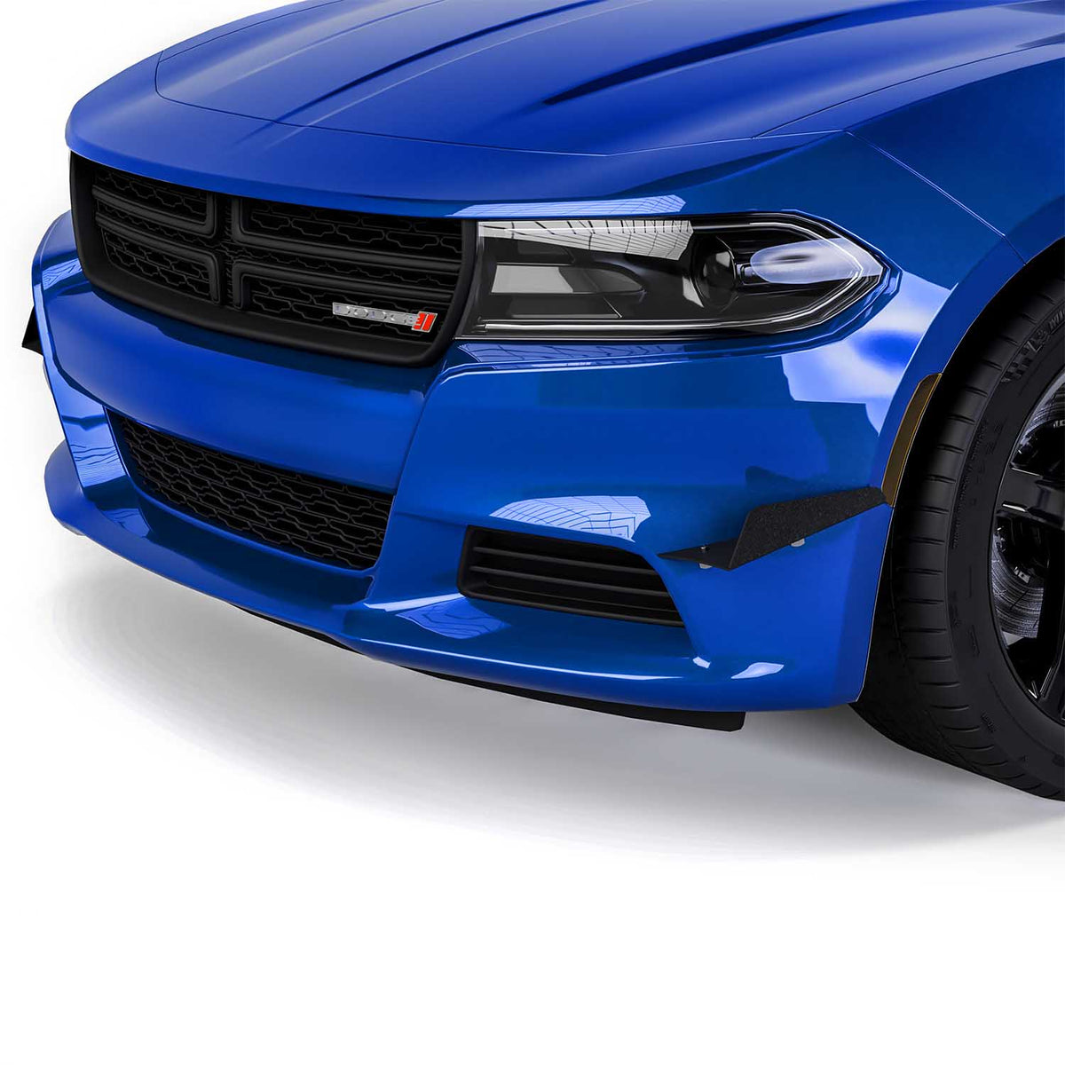 2015-2023 Dodge Charger SXT CR2 Front Bumper Canards - view 4