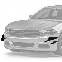 2015-2023 Dodge Charger SXT CR3 + CR2 Front Bumper Canards - view 2