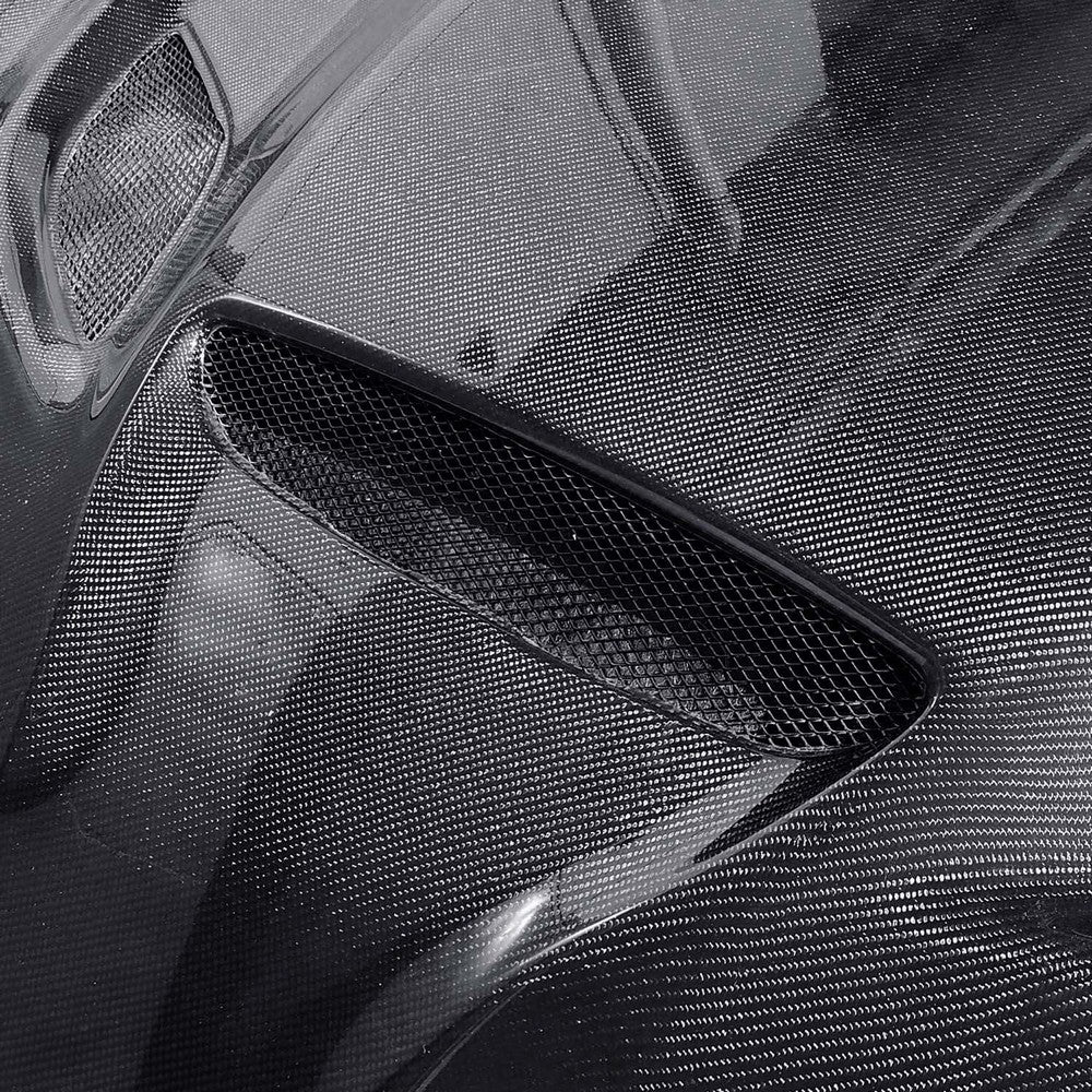 2015-2023 Charger Carbon Fiber Hellcat SRT Hood w/ Vent Scoop - view 10