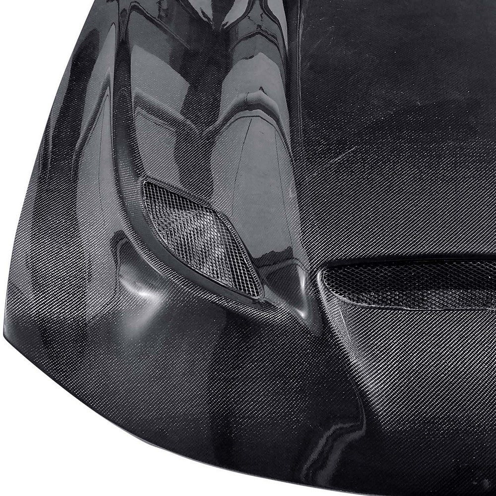 2015-2023 Charger Carbon Fiber Hellcat SRT Hood w/ Vent Scoop - view 6