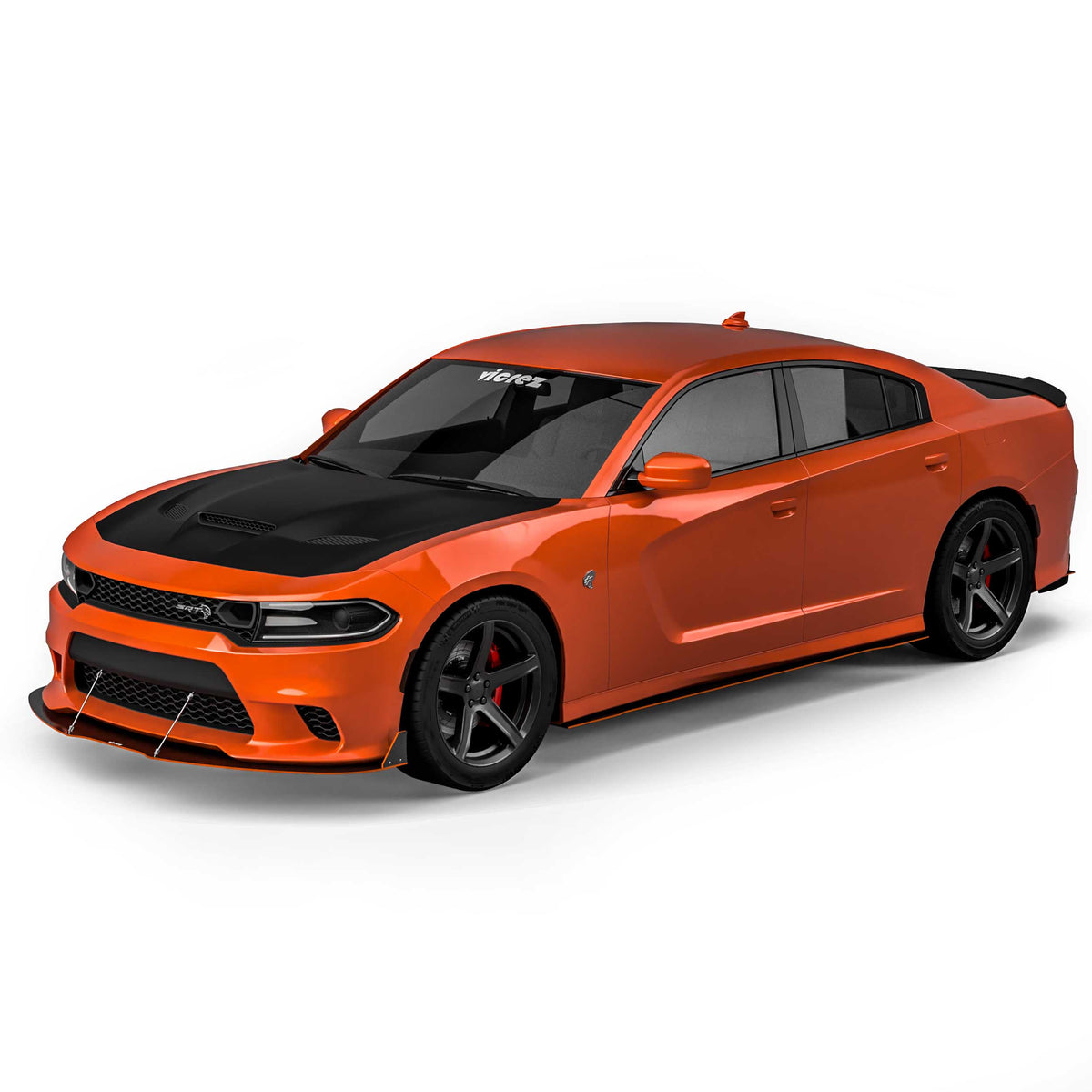 2015-2023 Dodge Charger Full Aero Package, Textured Gloss Black