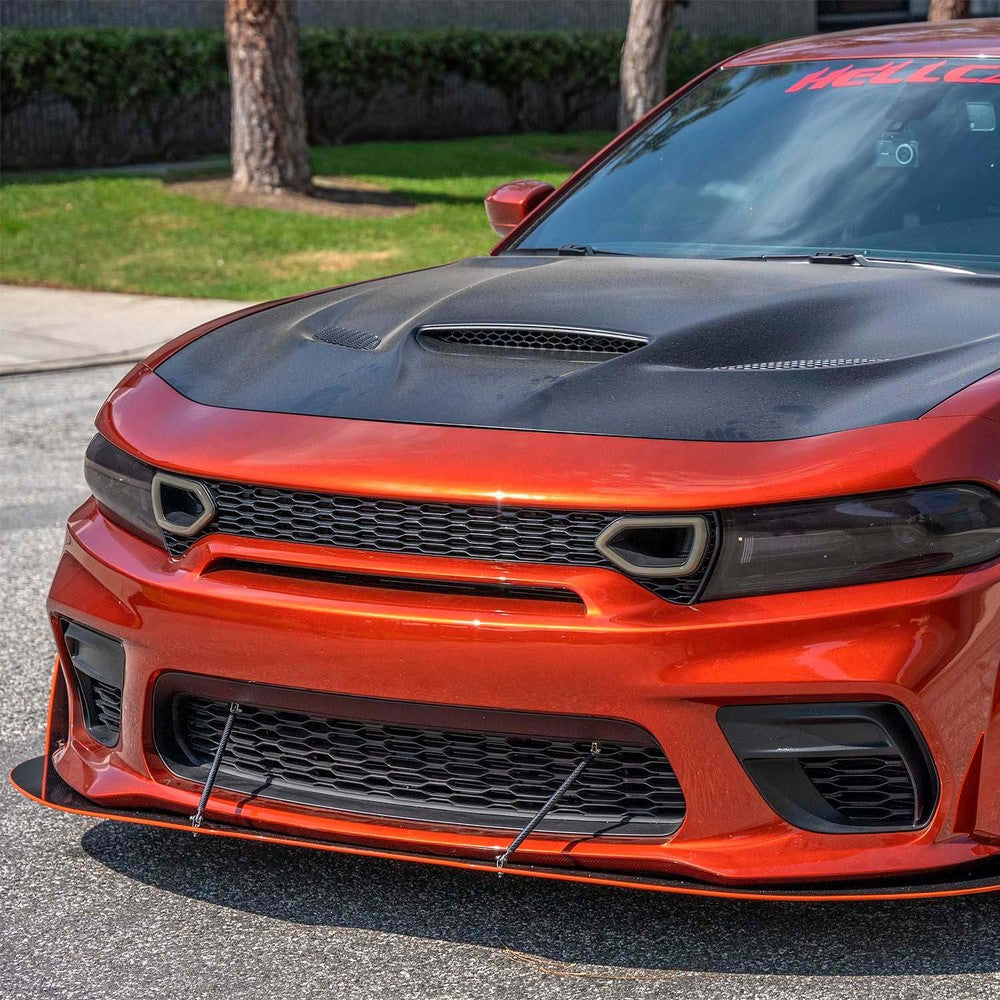 2015-2023 Dodge Charger Full Aero Package, Textured Gloss Black - view 11
