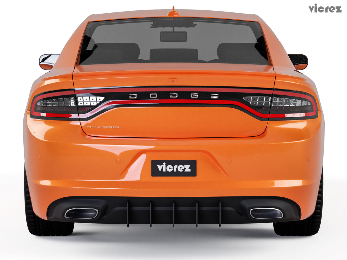 2015-2023 Dodge Charger Genali Rear Diffuser Add-On - view 5