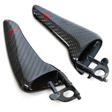 2015-2023 Dodge Charger Gloss Carbon Fiber Paddle Shifters - view 2