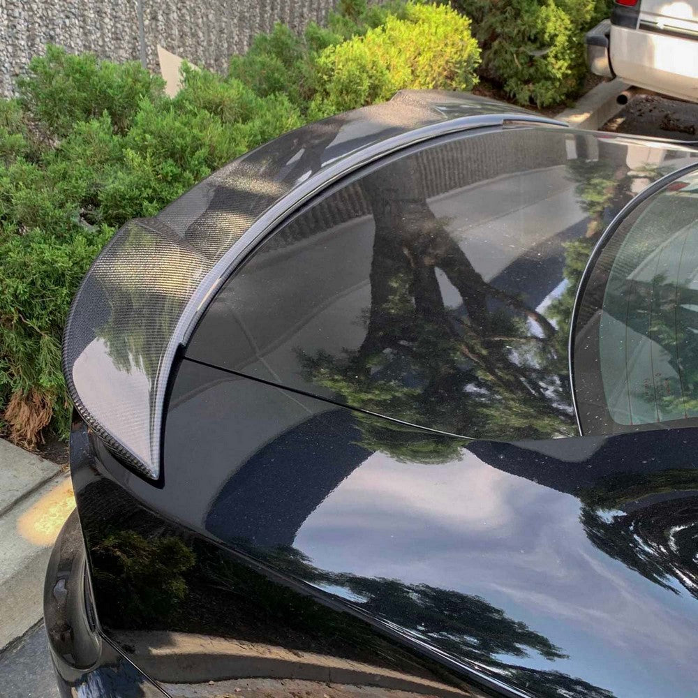 2015-2023 Dodge Charger Honeycomb Carbon SRT Style Rear Wing - view 2