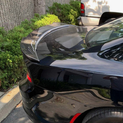 2015-2023 Dodge Charger Honeycomb Carbon SRT Style Rear Wing - view 6