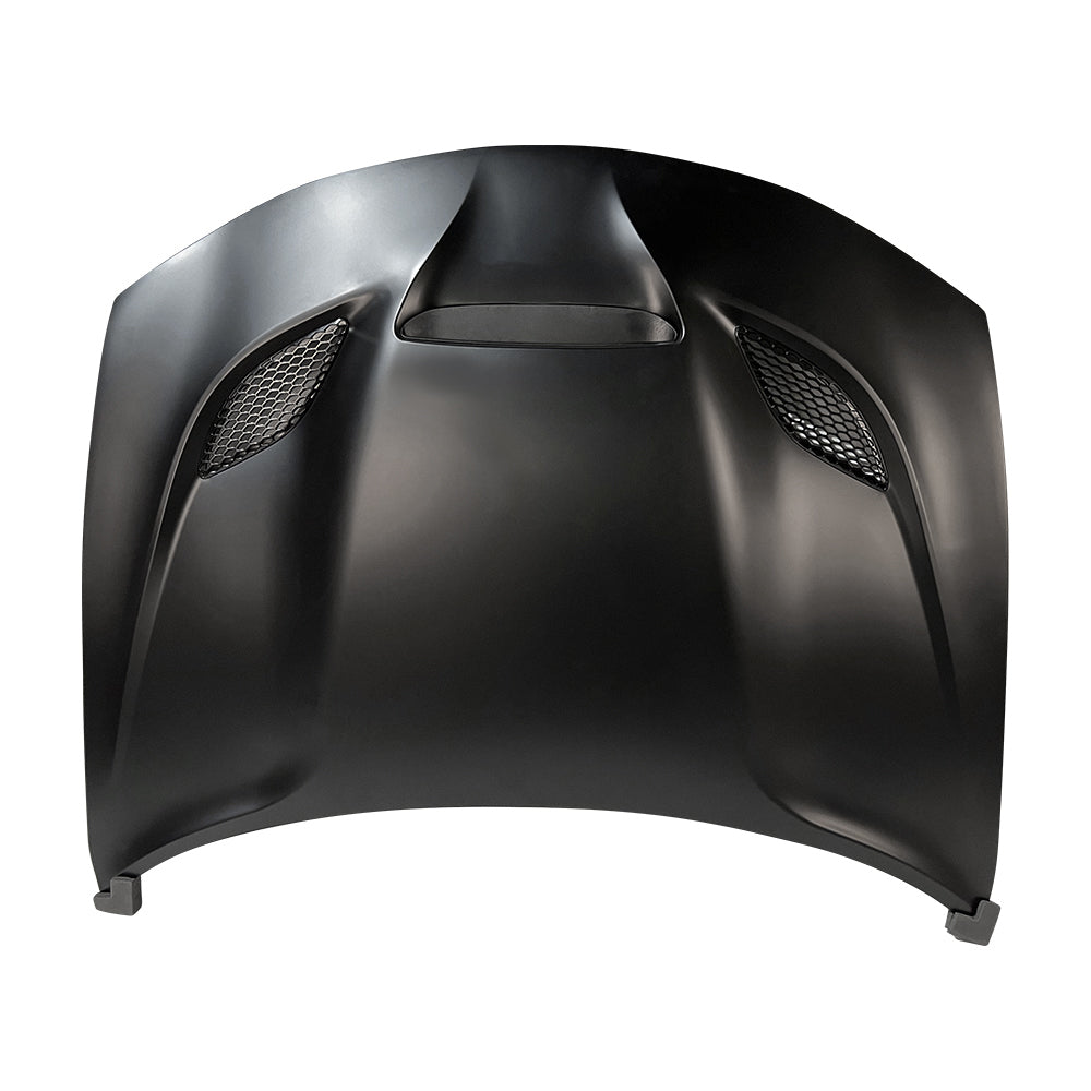 2015-2023 Dodge Charger Hellcat Style Aluminum Hood w/ Vent Scoop - view 3