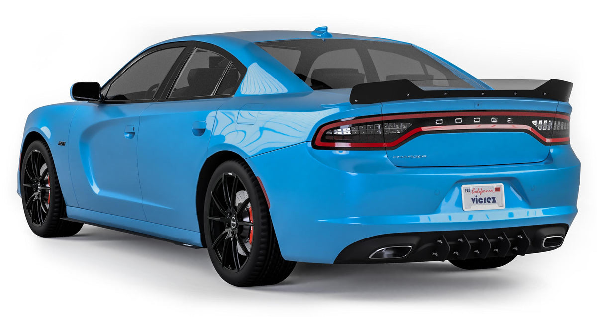 2015-2023 Dodge Charger LV Style Rear Diffuser Add-On - view 2