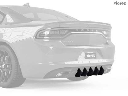 2015-2023 Dodge Charger LV Style Rear Diffuser Add-On - view 5