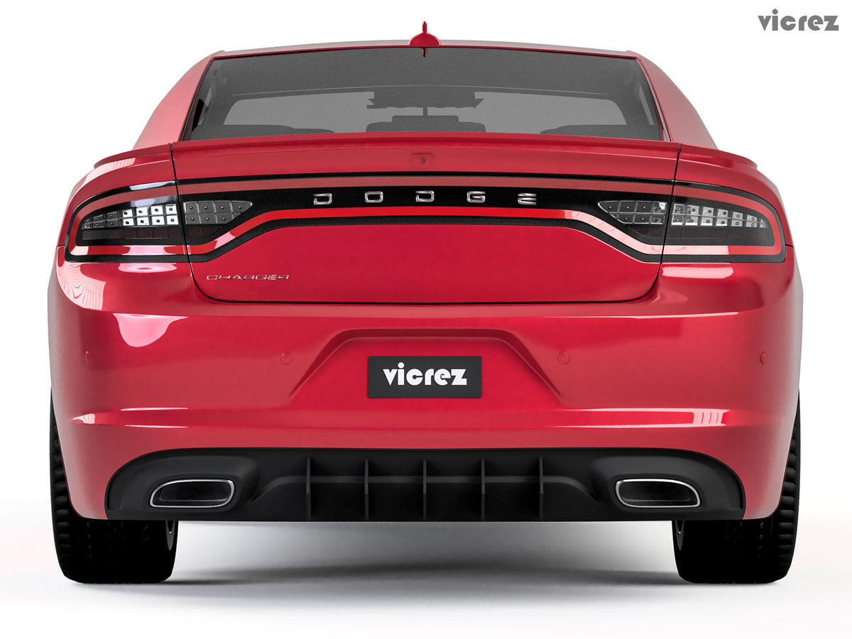 2015-2023 Dodge Charger LV Style Rear Diffuser Add-On - view 6