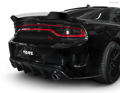 2015-2023 Dodge Charger V3R Style Full Rear Diffuser