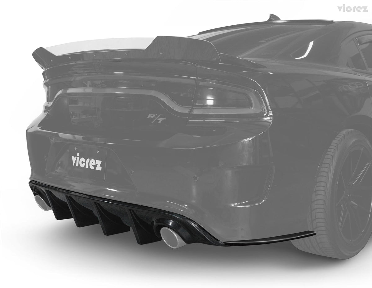 2015-2023 Dodge Charger V3R Style Full Rear Diffuser - view 2