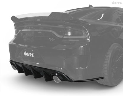 2015-2023 Dodge Charger V3R Style Full Rear Diffuser - view 2