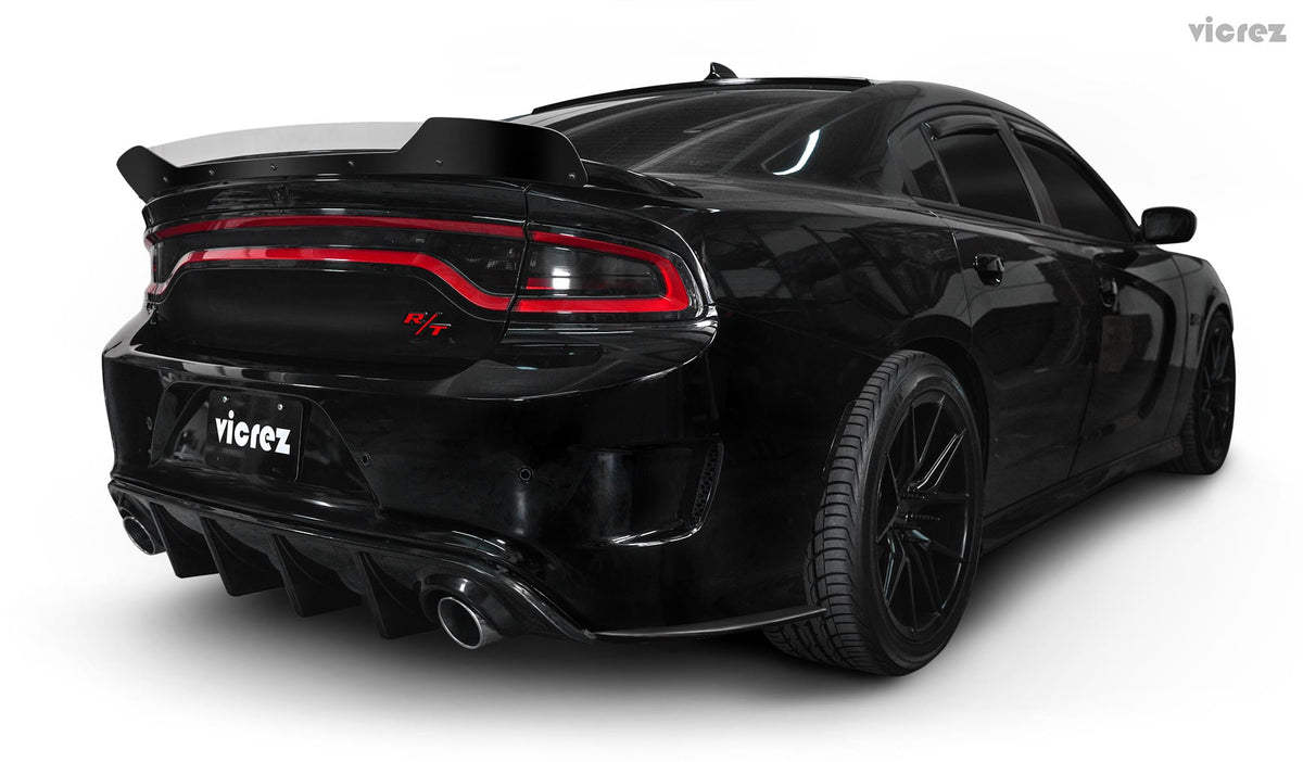 2015-2023 Dodge Charger V3R Style Full Rear Diffuser - view 3