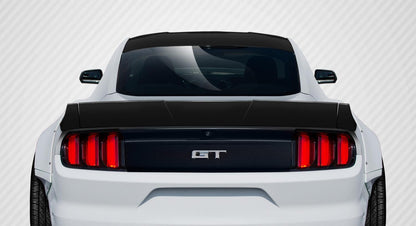 2015-2023 Ford Mustang Coupe Grid Rear Wing Spoiler, Carbon Fiber - view 1