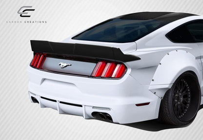 2015-2023 Ford Mustang Coupe Grid Rear Wing Spoiler, Carbon Fiber - view 2