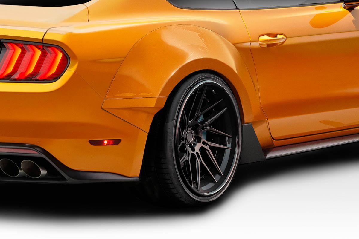 2015-2023 Ford Mustang Grid Wide Body Rear Fender Flares - 4 piece - view 1