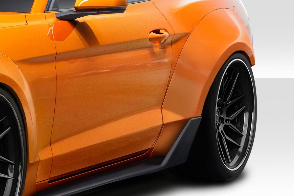 2015-2023 Ford Mustang Grid Wide Body Rear Fender Flares - 4 piece - view 2