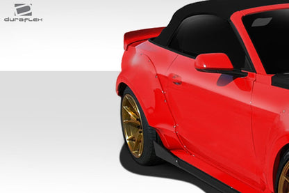 2015-2023 Ford Mustang Grid Wide Body Rear Fender Flares, Fiberglass - view 2