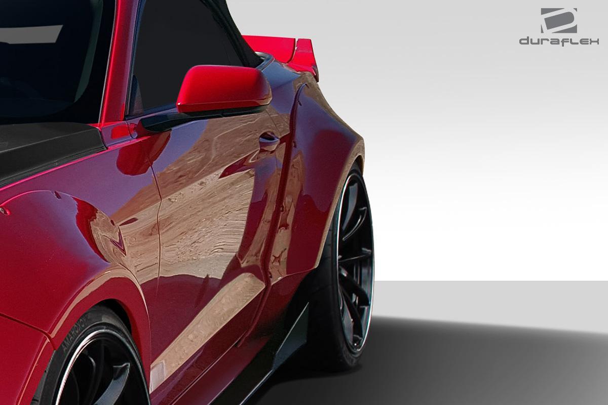 2015-2023 Ford Mustang Grid Wide Body Rear Fender Flares, Fiberglass - view 3