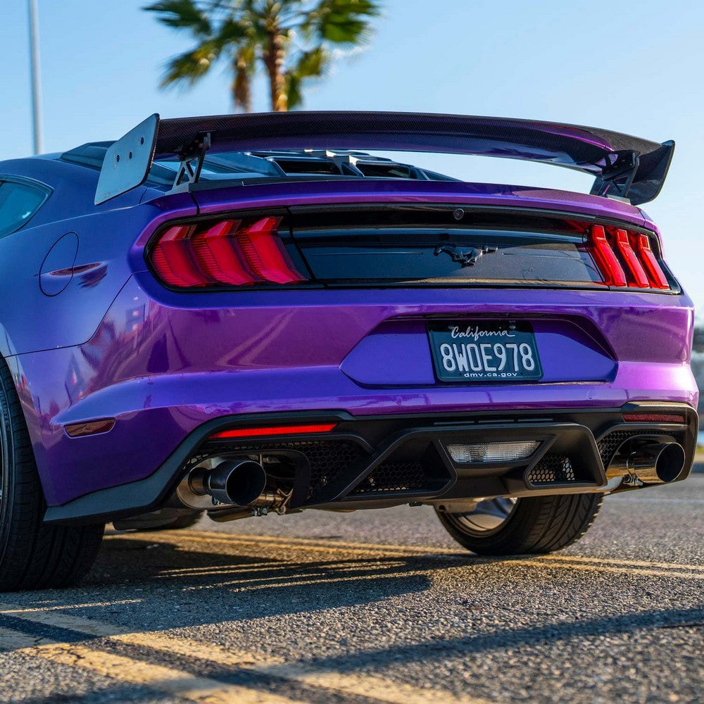 2015-2023 Mustang EcoBoost BD Cat-Back Exhaust, 304 Stainless - view 2