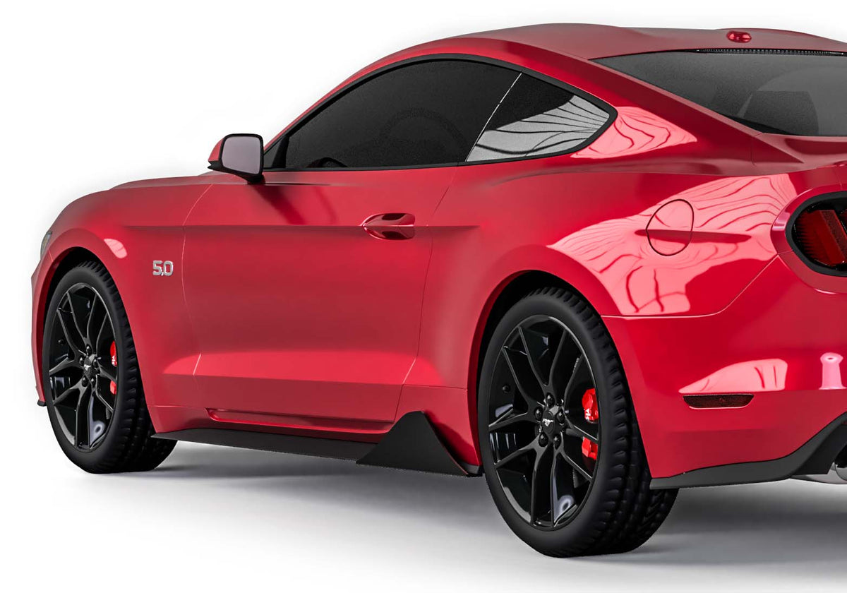 2015-2023 Ford Mustang Centa Pro Style Rocker Panel Winglets - view 3