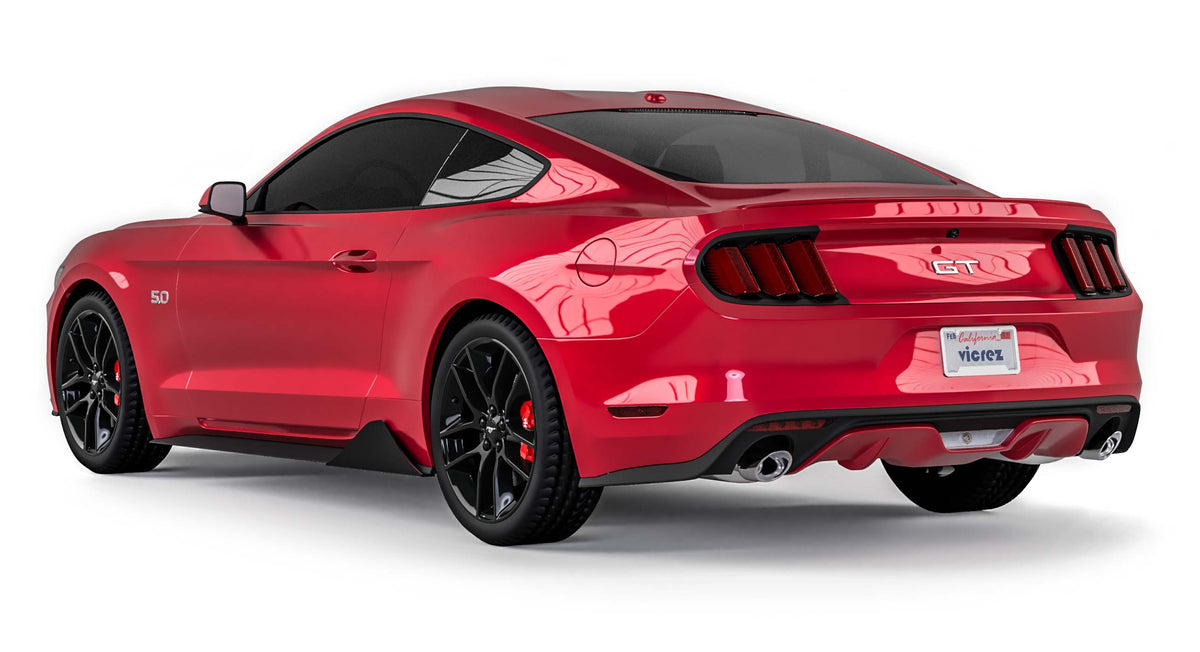 2015-2023 Ford Mustang Centa Pro Style Rocker Panel Winglets - view 5