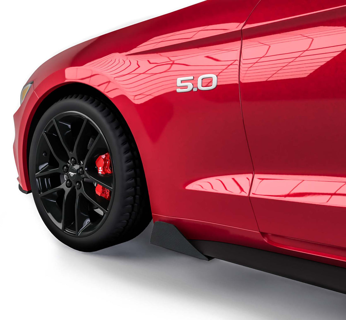 2015-2023 Ford Mustang Centa Style Rocker Panel Winglets - view 8