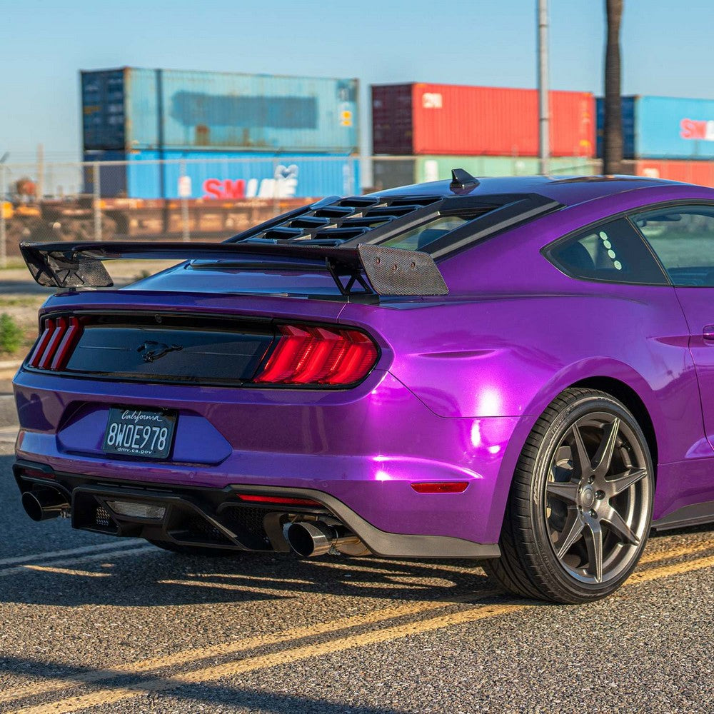 2015-2023 Mustang GT500 Track Pack Rear Wing, Gloss Carbon - view 4