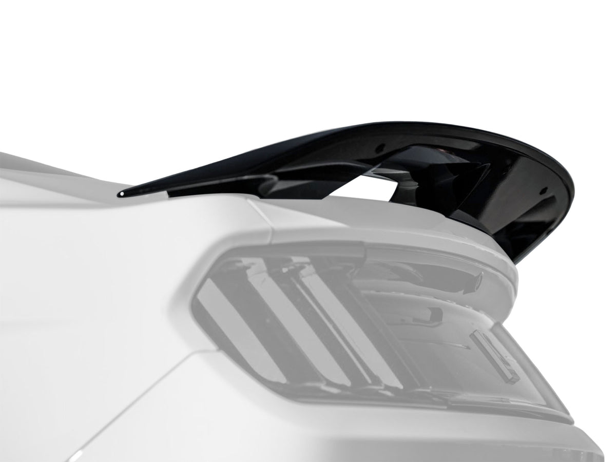 2015-2023 Ford Mustang GT500 Style Rear Wing, Matte Black - view 10