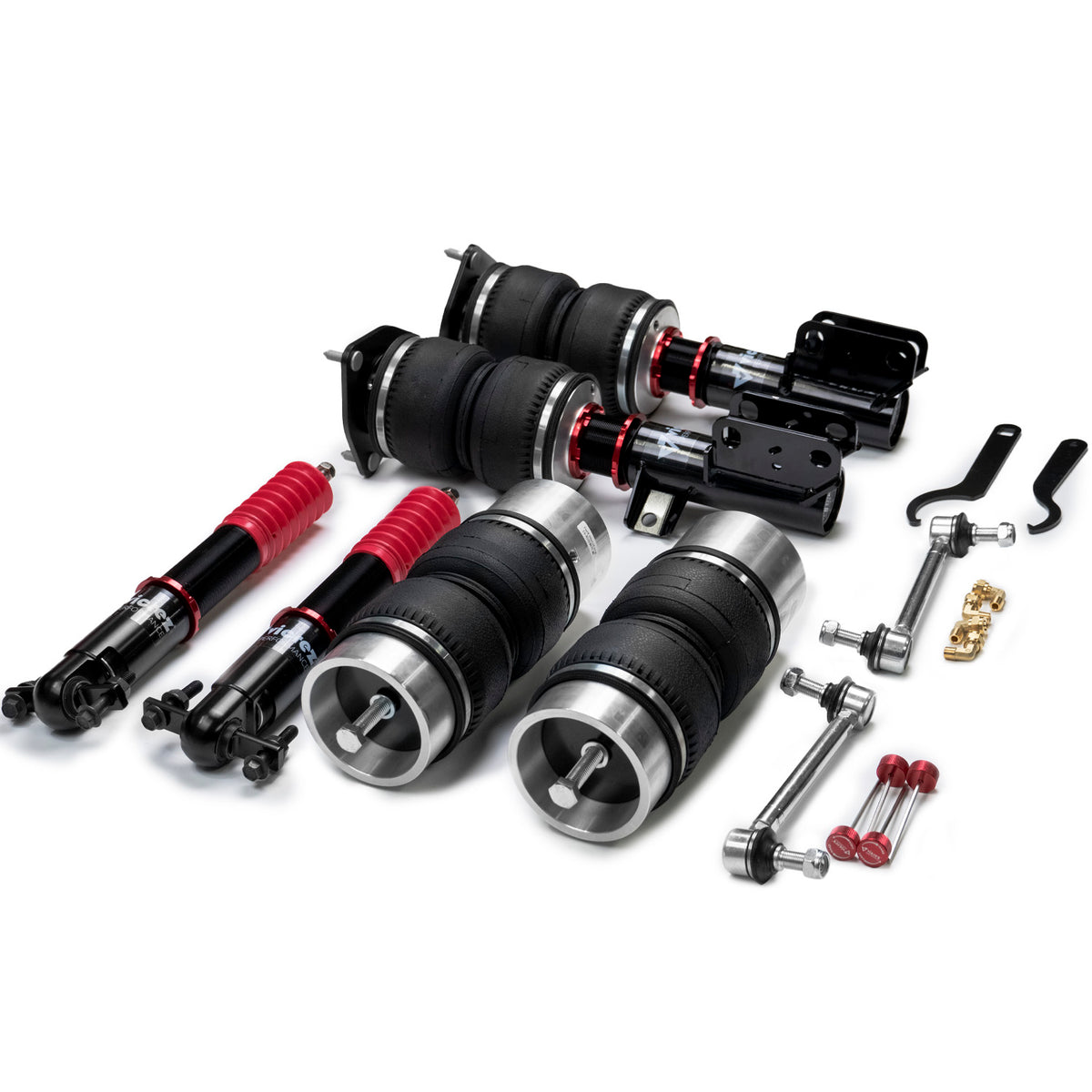 2015-2023 Ford Mustang Air Struts w/ Bags Kit, Adjustable